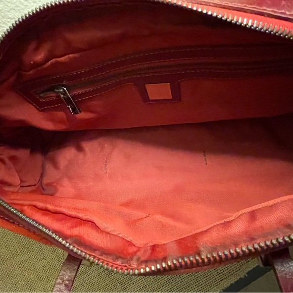 Fendi Red Suede Handbag SOLD - Picture 7 of 16